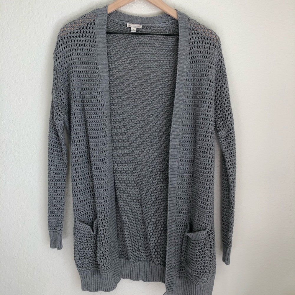 Gap Open Knit Long Cardigan